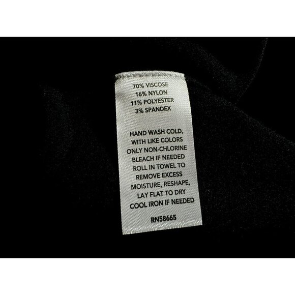 Open Edit Black Sleeveless Mockneck Pullover Stretch Cropped Top Sz Large NEW - Picture 5 of 5